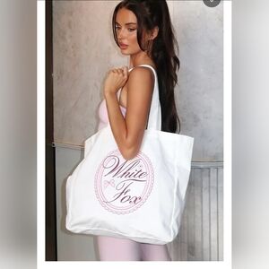 White Fox Nwt Tote Bag